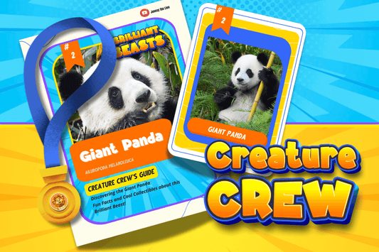 Giant Panda Creature Crew Guide with fun animal facts.