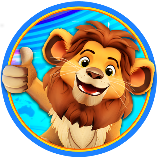 Jonesy the Lion favicon, small circular logo with Jonesy’s face